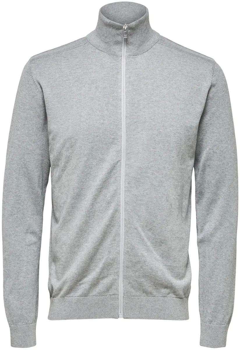 

Кардиган SELECTED HOMME "SLHBERG FULL ZIP CARDIGAN NOOS", серый