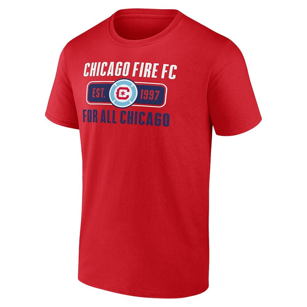 

Мужская футболка MLS Chicago Fire FC For All Chicago Blindside, цвет Cfs Red