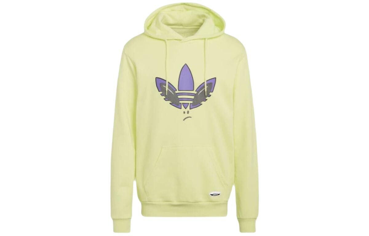 

Мужская толстовка с капюшоном RYV Alien Graphic, желтая Adidas Originals, желтый