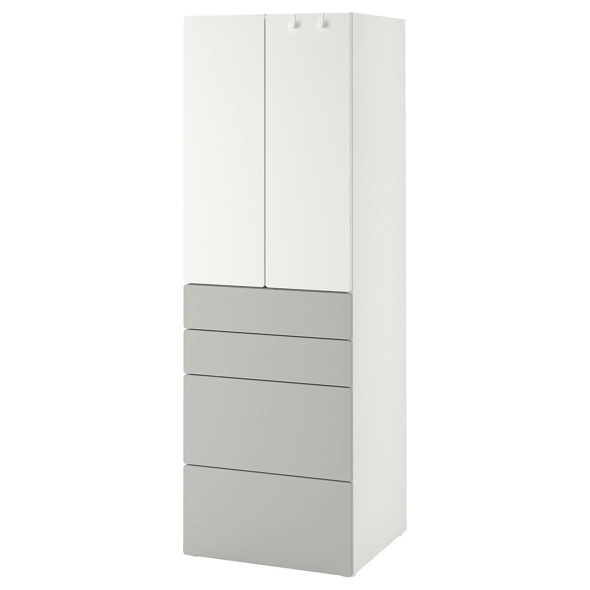 

Детский шкаф, белый/серый, 60x42x181 см, с 4 ящиками SMÅSTAD IKEA