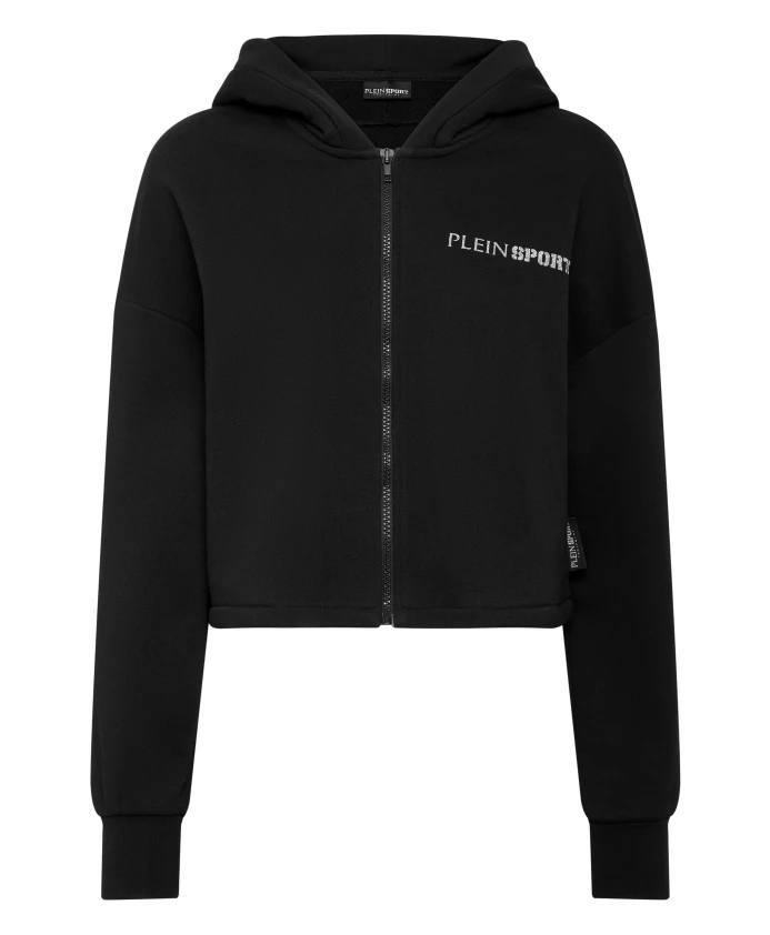 

Толстовка с капюшоном, царапина Plein Sport, черный