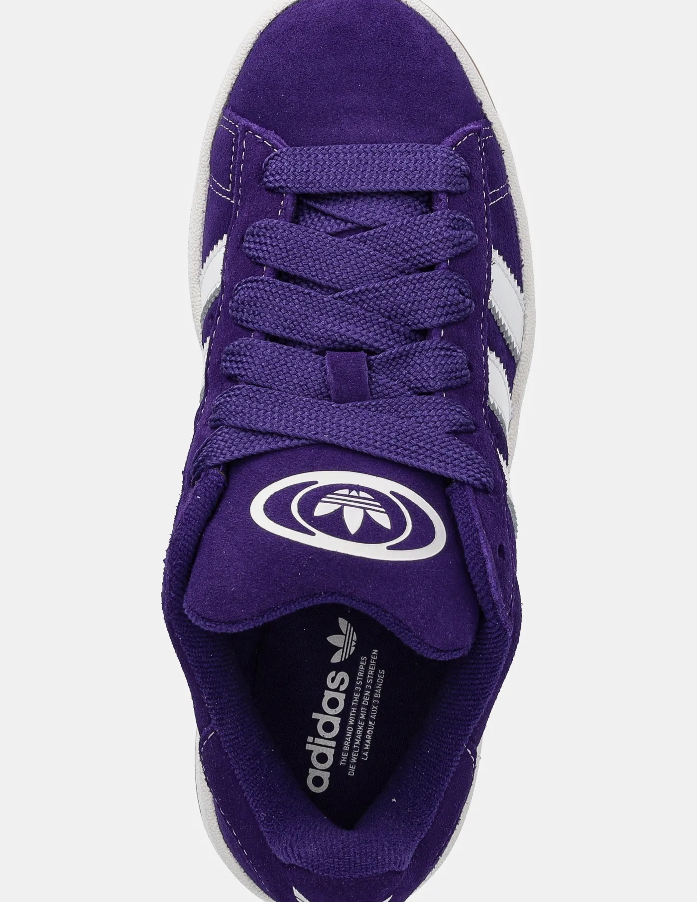 Замшевые кроссовки Campus 00s adidas Originals, фиолетовый — фото 3