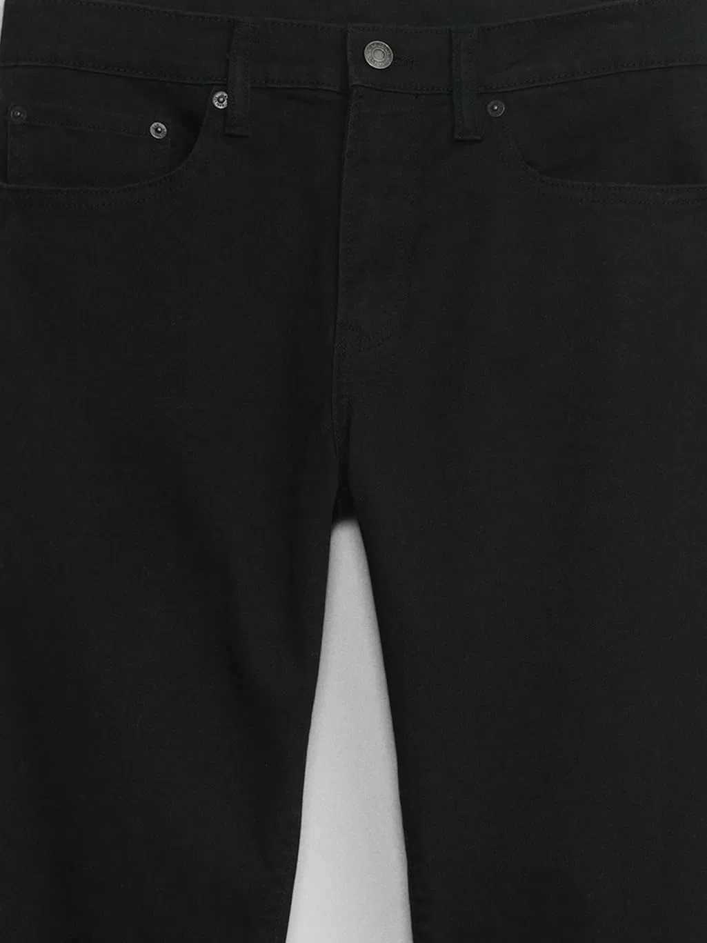 Джинсы зауженные GAP Black Wash — фото 4