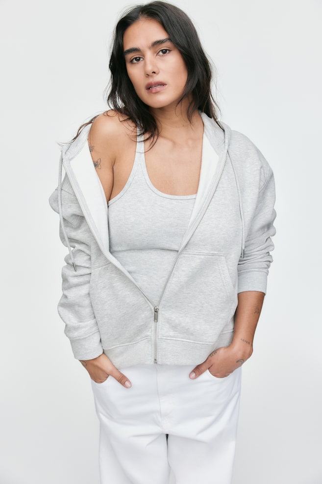 

Куртка с капюшоном H&M, серый