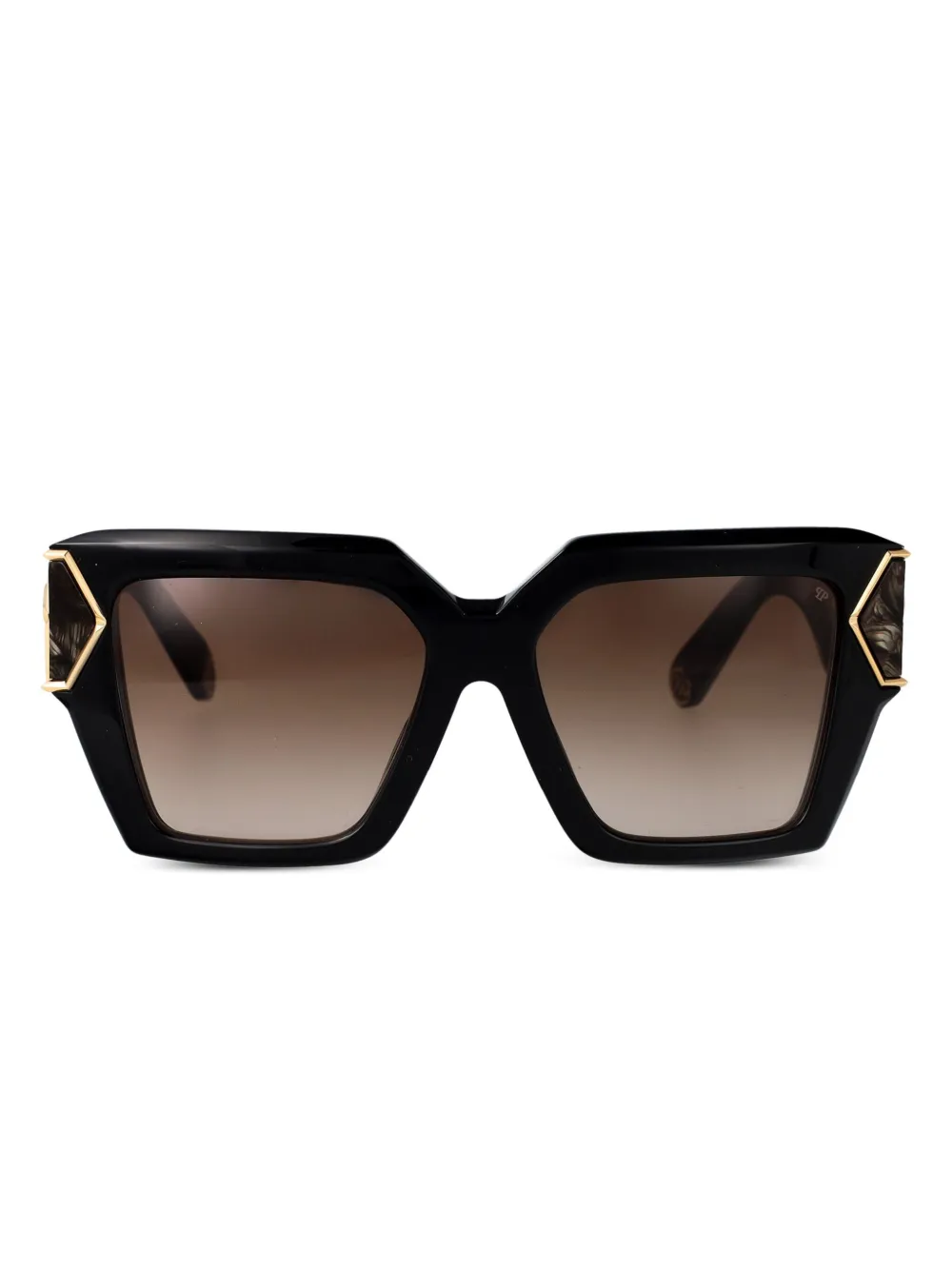 

Солнцезащитные очки SPP135M700Y Черный Золото Philipp Plein