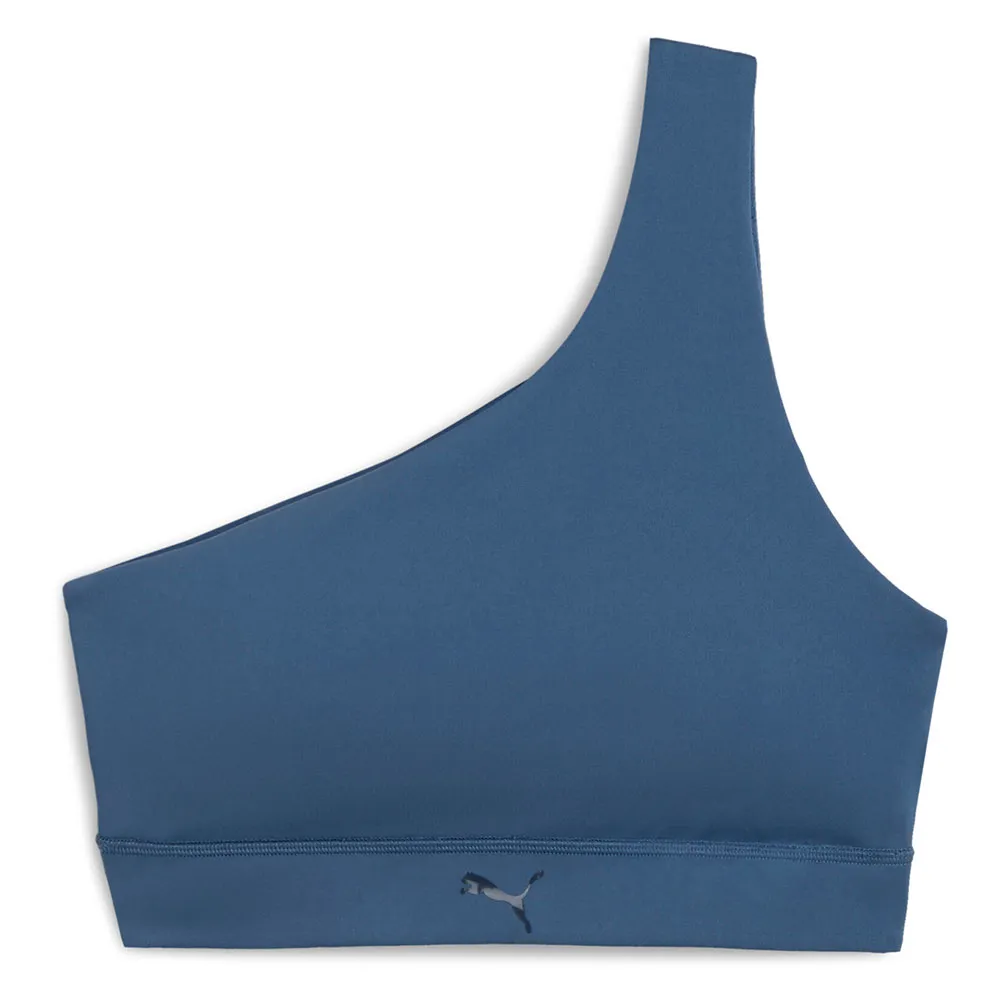 

Спортивный бюстгальтер Puma Pwrshape One Shoulder Low sports bra, синий