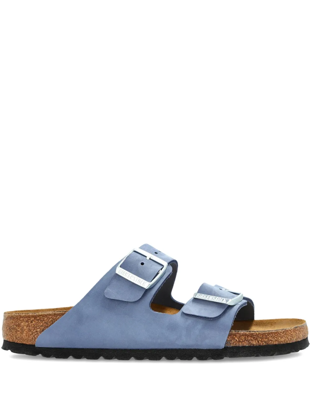 Кожаные сандалии с двумя пряжками BIRKENSTOCK, синий