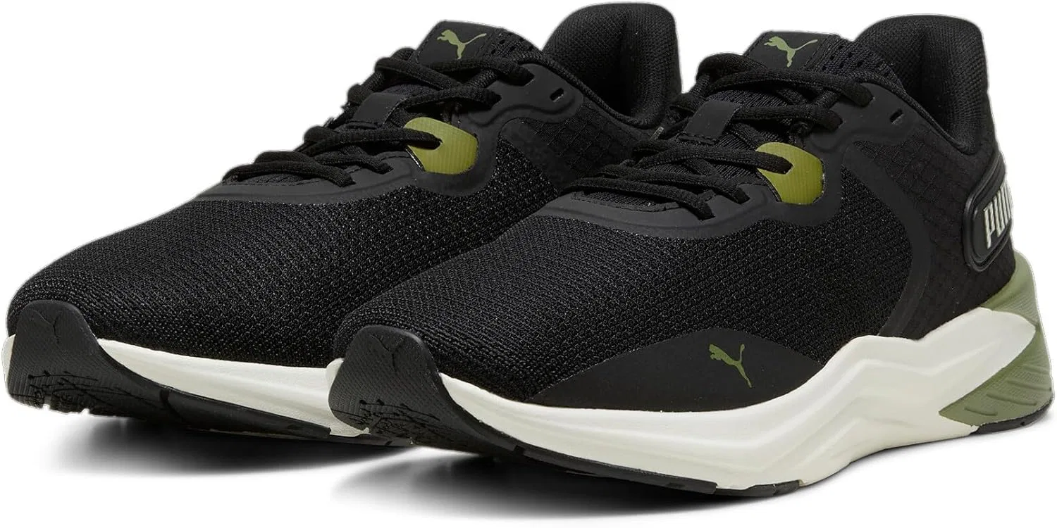 Кроссовки для бега по шоссе PUMA Unisex Disperse Xt 3 Neo Force, Olive Green Puma Black Warm White — фото 2