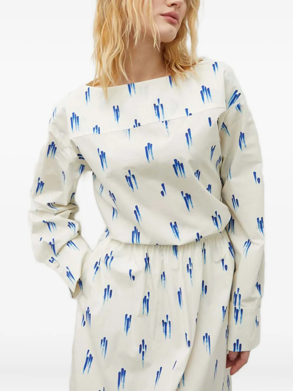 

Блузка с принтом lovechild, белый