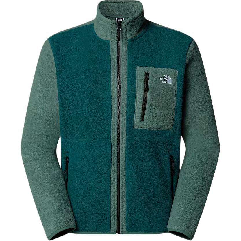 

THE NORTH FACE Двухцветная флисовая куртка, Deep Sea Moss Green