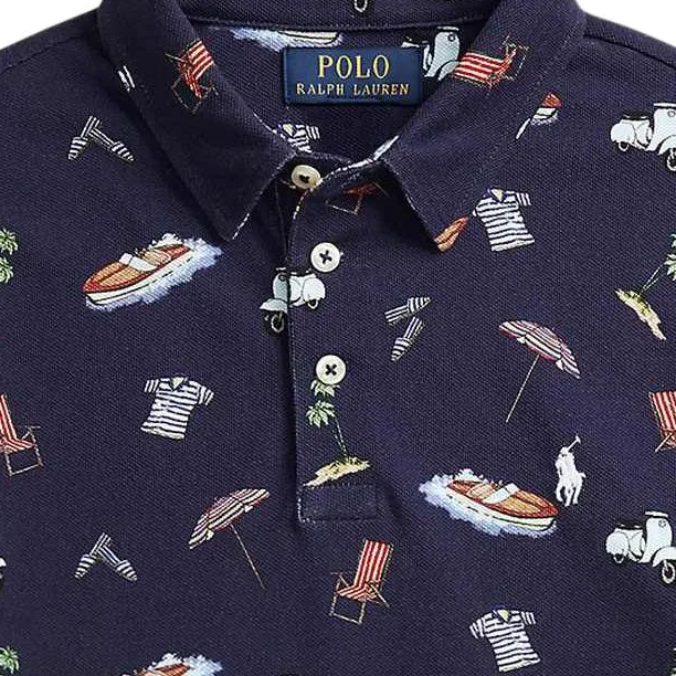 Поло Polo Ralph Lauren мультиколор для детей — фото 4