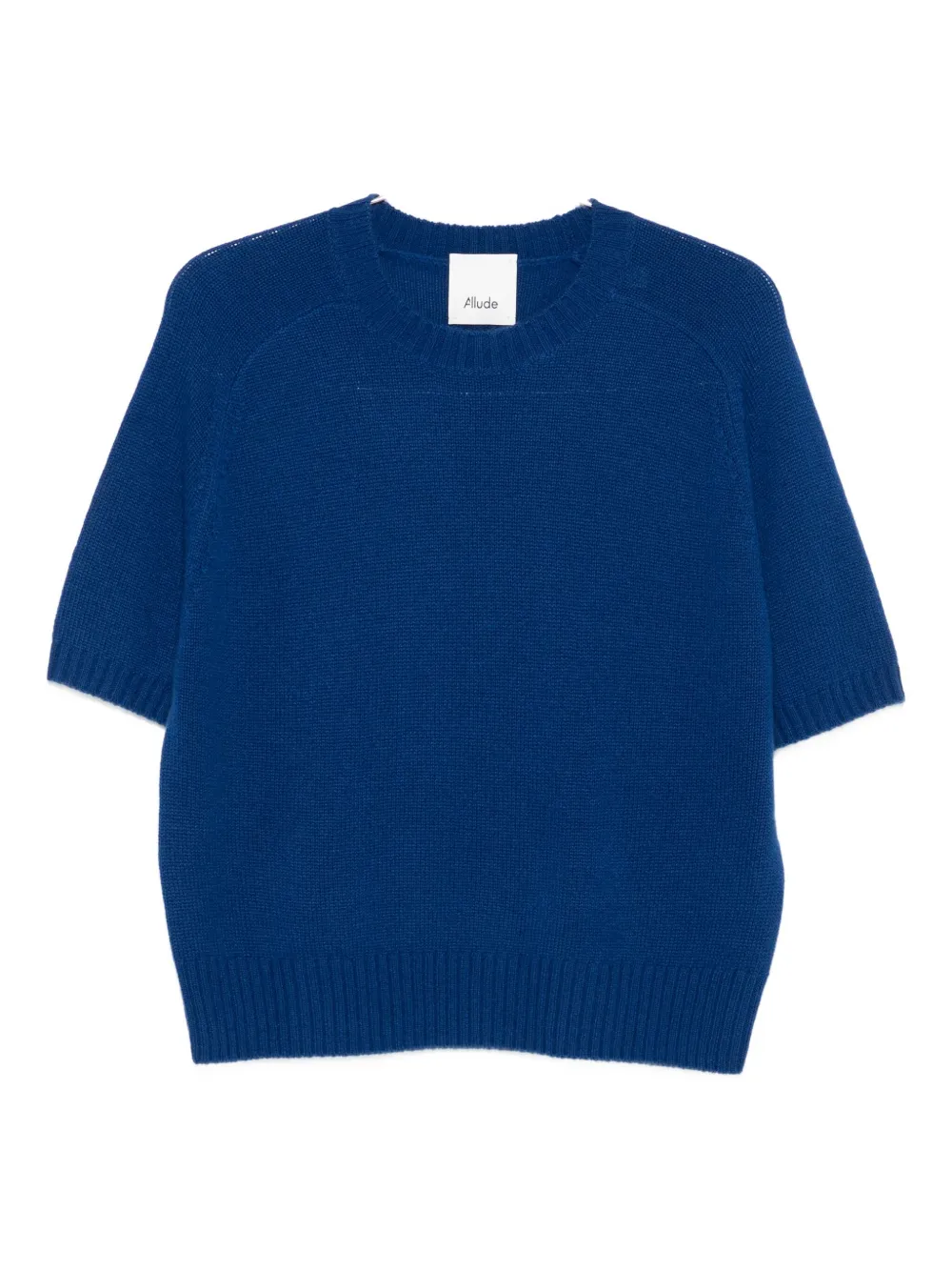 

Короткий свитер с короткими рукавами ALLUDE, синий
