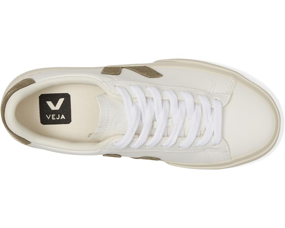 Кроссовки VEJA Campo, цвет Chrome Free/Extra White/Khaki — фото 2