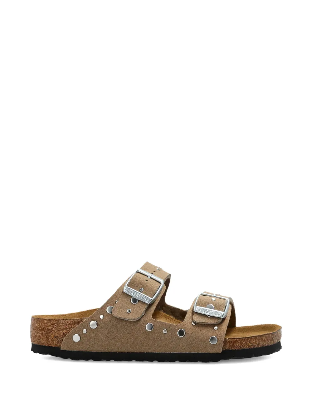 Сандалии Arizona с пряжками и отделкой Birkenstock Kids, бежевый — фото 2