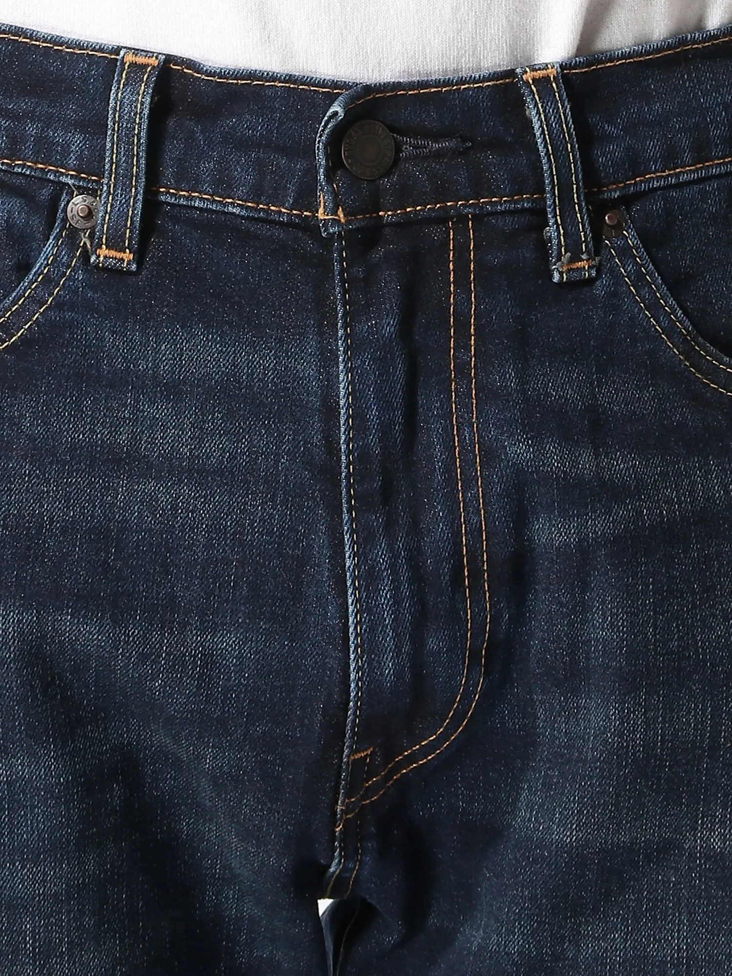 Джинсы 505 Regular Fit темно-синего цвета Levi's, Dark Indigo - Worn In — фото 4