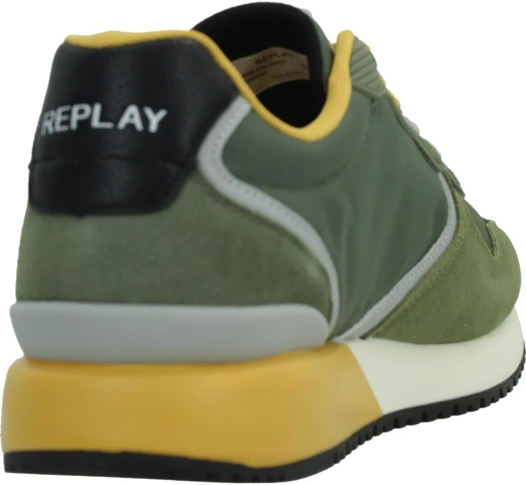 Мужские кроссовки Replay Fiber M Tonal, 1656 Green Yellow — фото 3