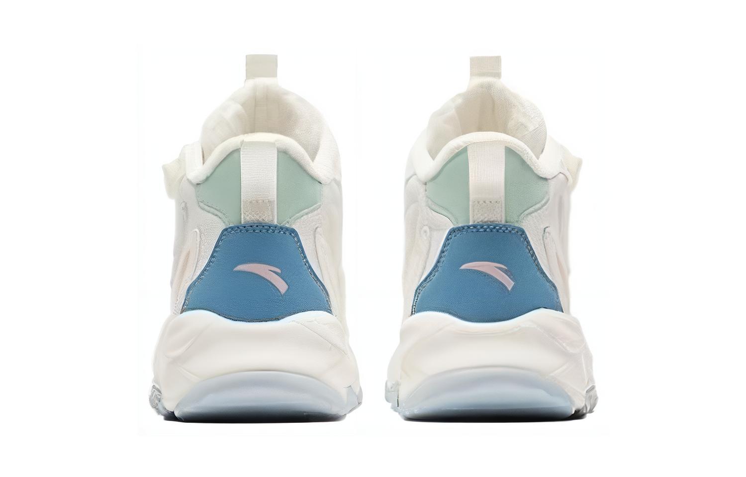 

Амортизирующие повседневные детские кроссовки бело-зелено-голубые для подростков Antakids