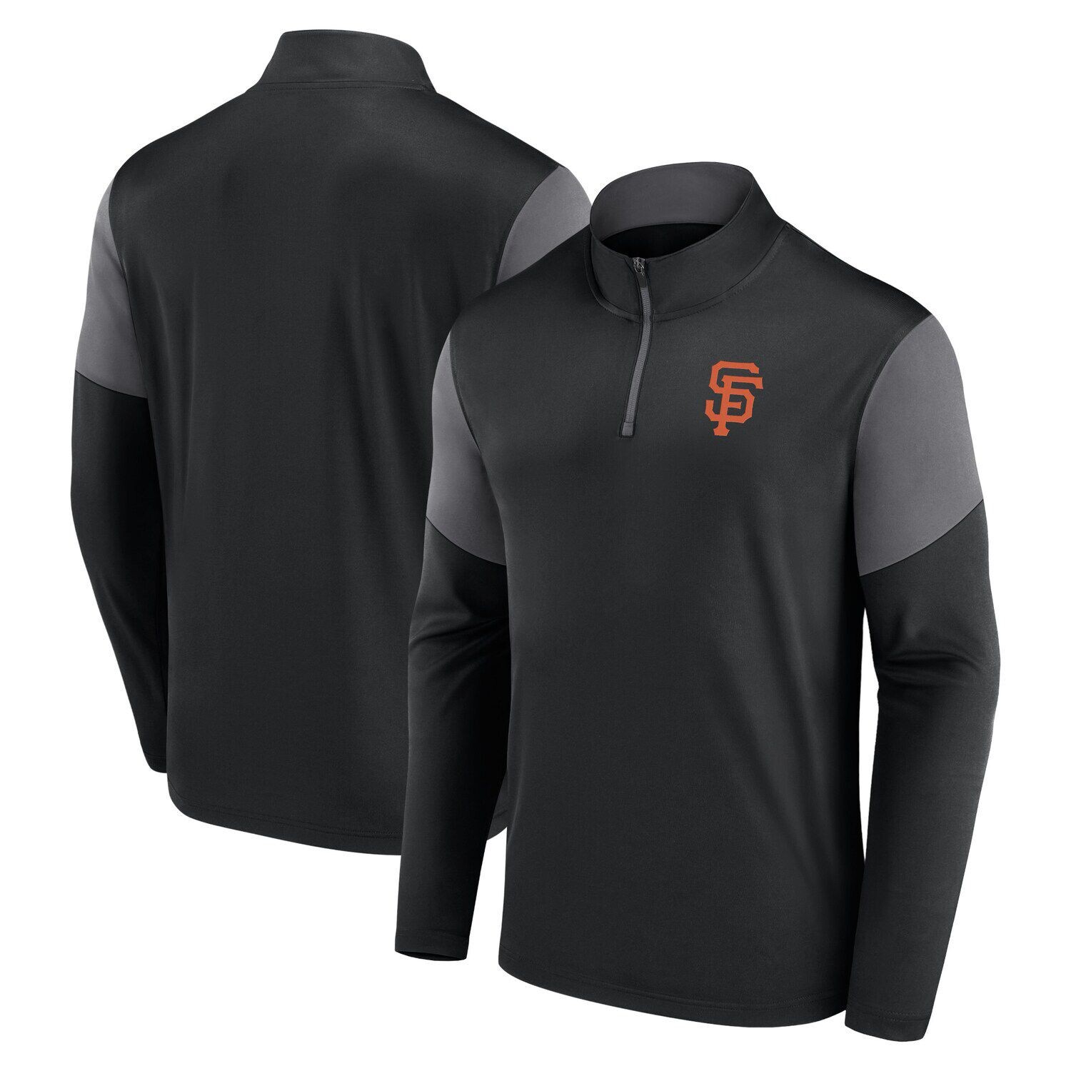 

Мужская черная футболка с логотипом San Francisco Giants и молнией без четверти Fanatics, Черный, Мужская черная футболка с логотипом San Francisco Giants и молнией без четверти Fanatics