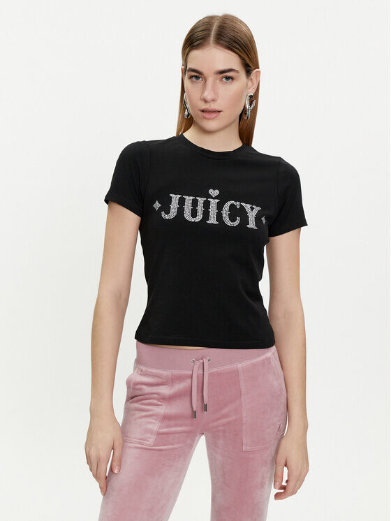 

Футболка узкого кроя Juicy Couture, черный