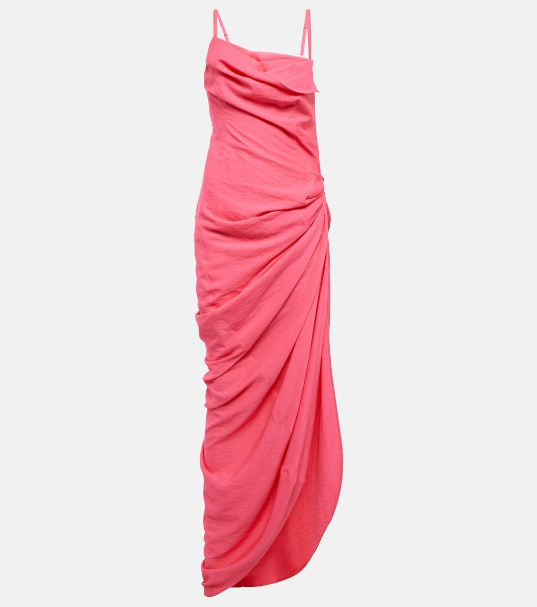 

Платье макси La Robe Saudade из вуали JACQUEMUS, розовый