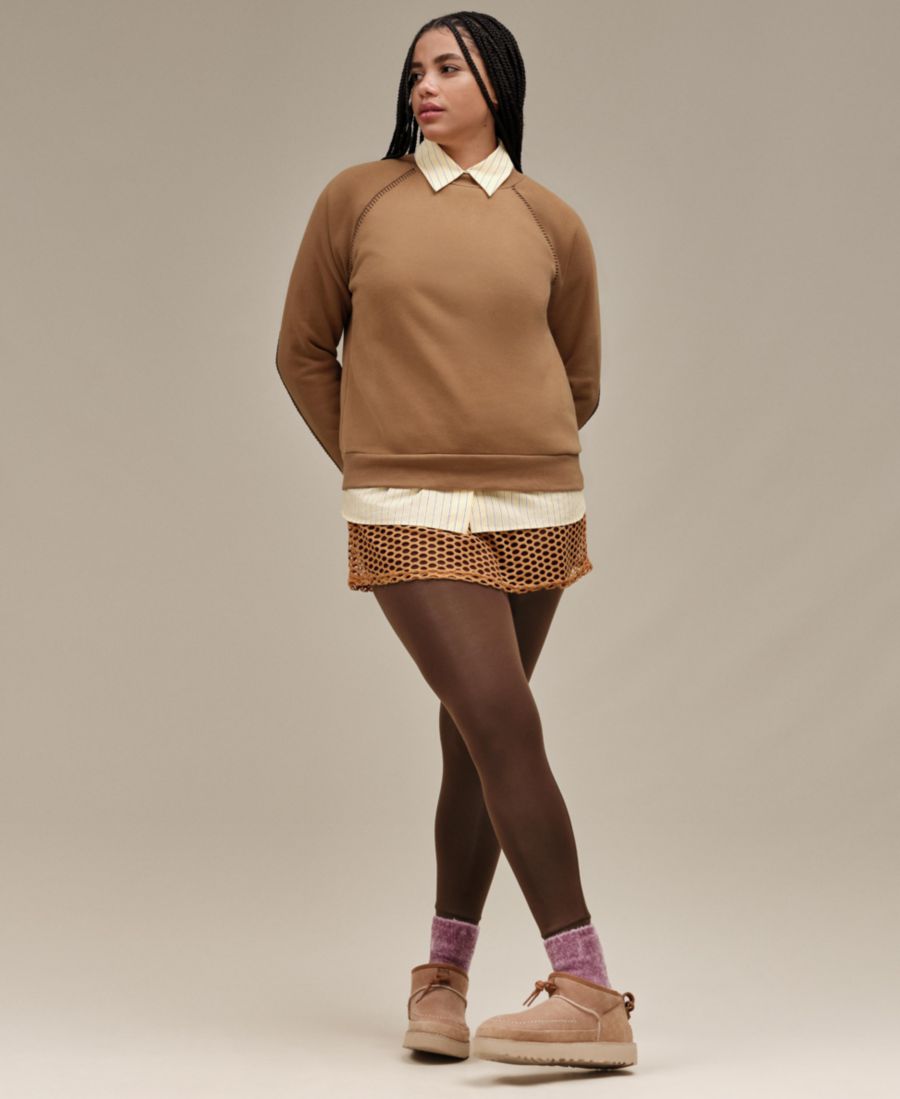 

Женская классическая толстовка UGG с круглым вырезом и рукавами реглан UGG, Che