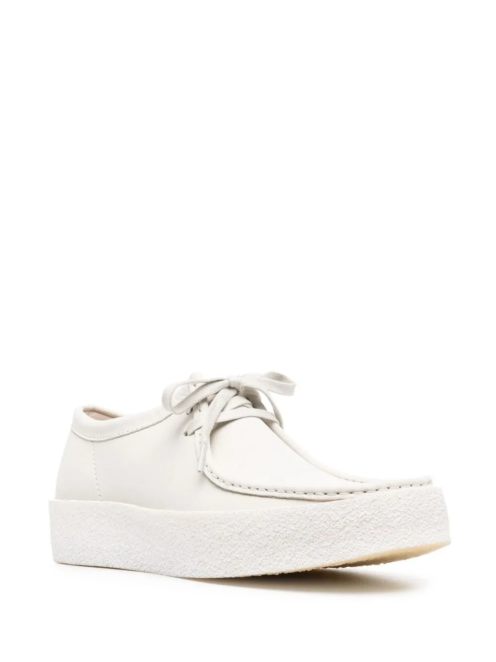 Туфли Wallabee на шнуровке Clarks Originals, белый — фото 2