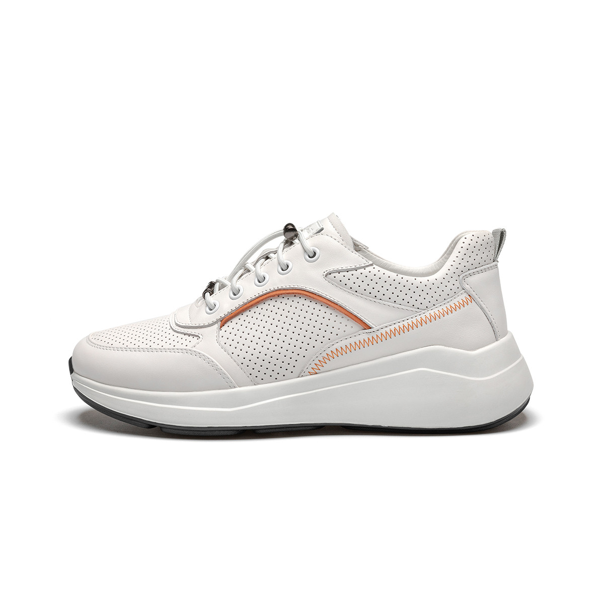 

J.BENATO Дышащие и легкие мужские низкие кеды белые, цвет White