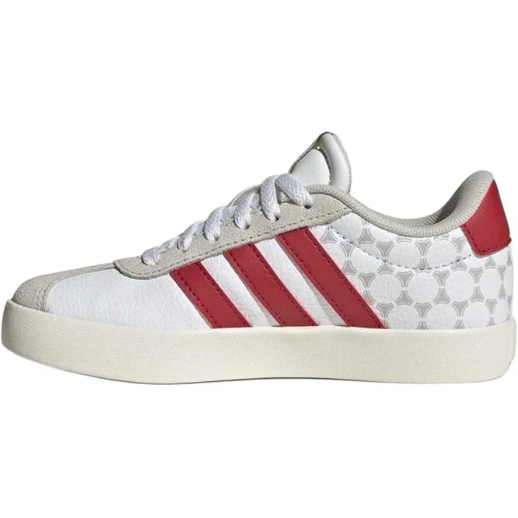 Детские кроссовки для скейтбординга VL COURT 3.0 Low top White Red Kids' Adidas — фото 3