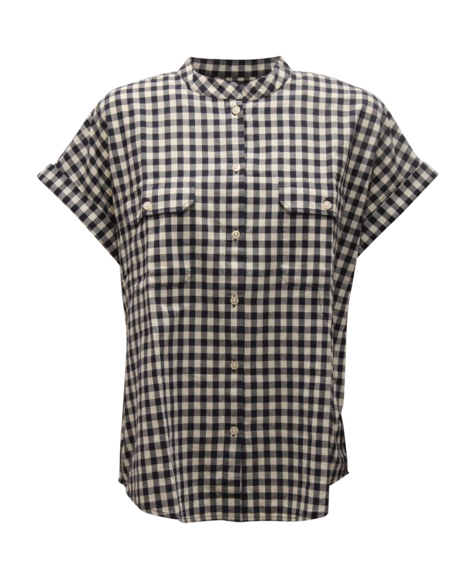 

Голубая клетчатая блузка буйвол Woolrich, мультиколор