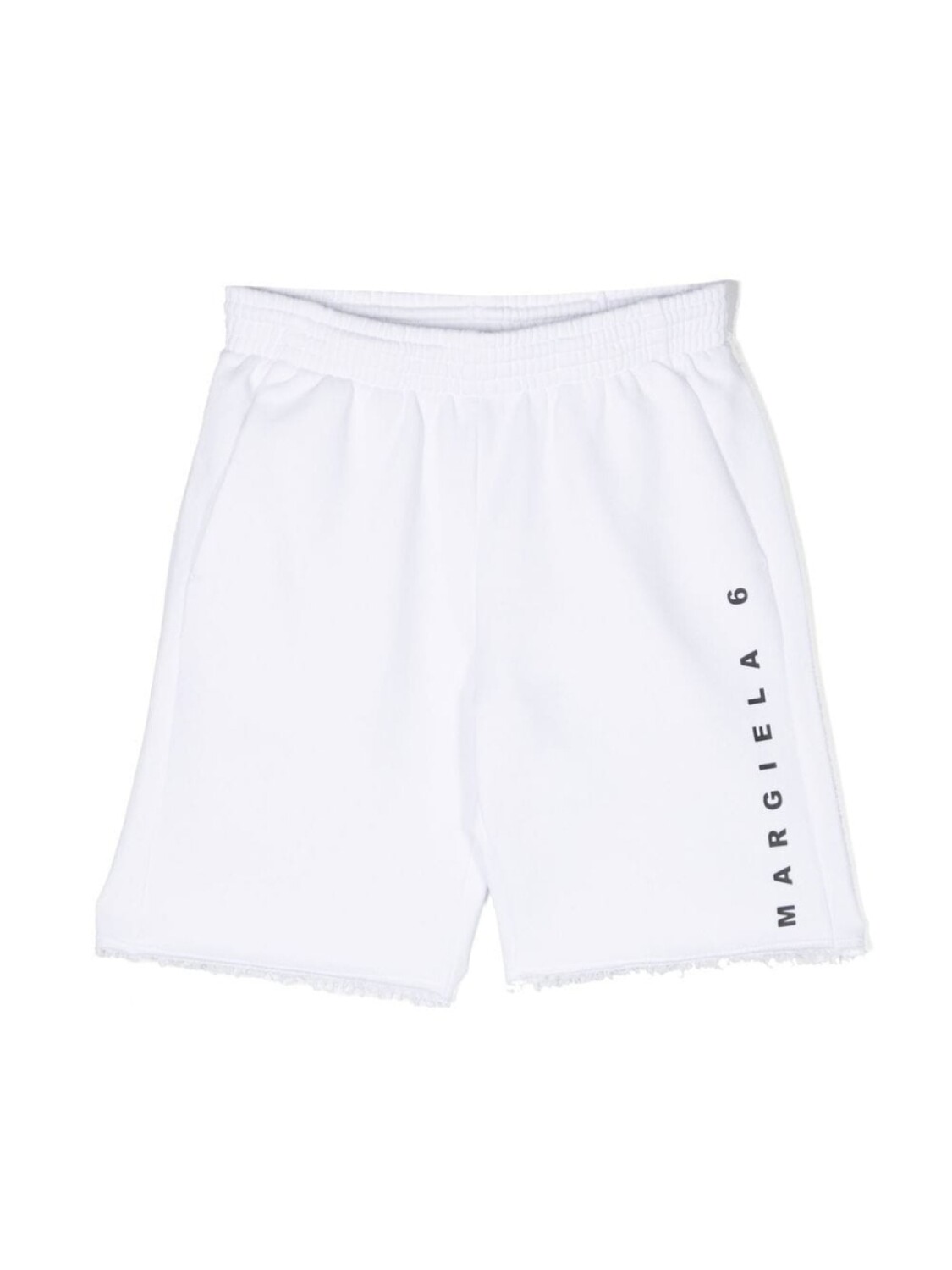 

MM6 Maison Margiela Kids спортивные шорты с логотипом, белый