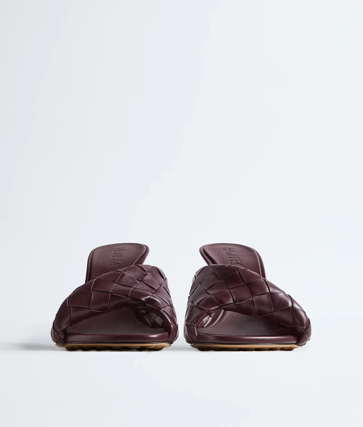 Мюли Blink BOTTEGA VENETA, бордовый — фото 3