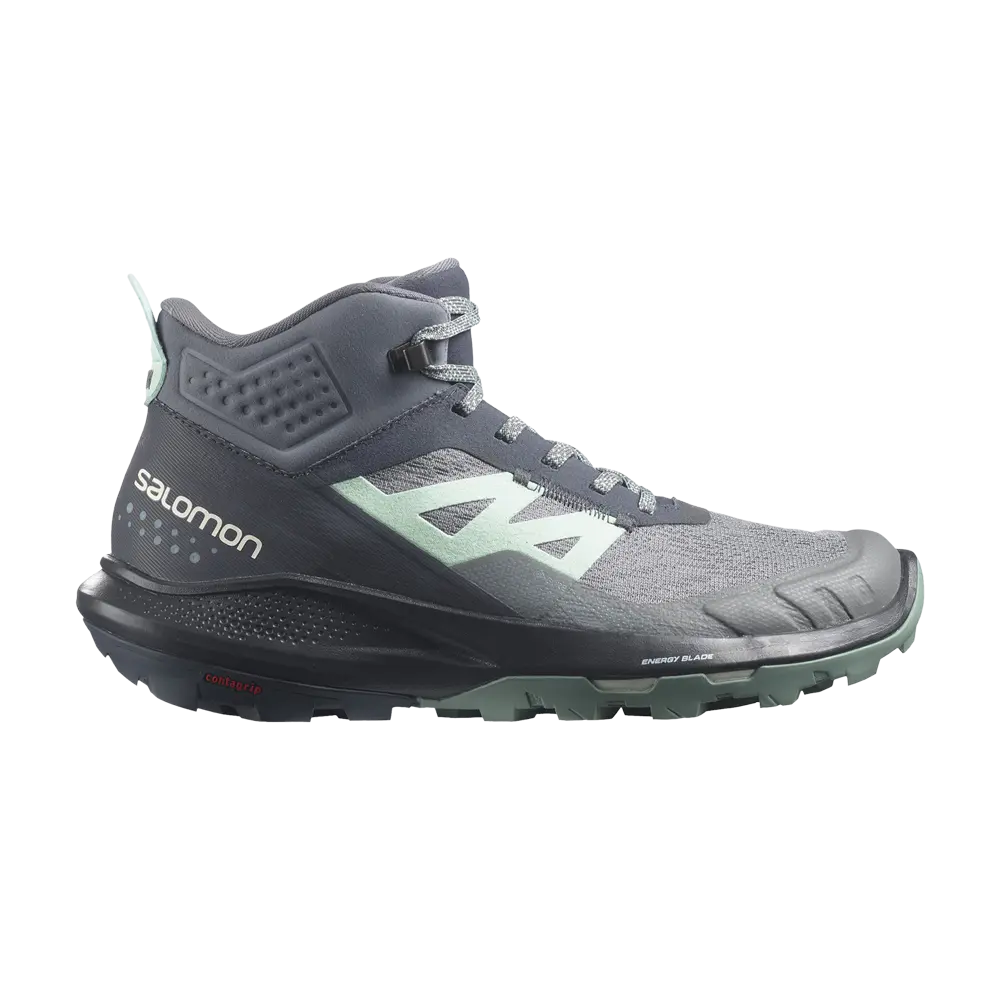 Кроссовки Wmns Outpulse Mid GORE-TEX Salomon, серый