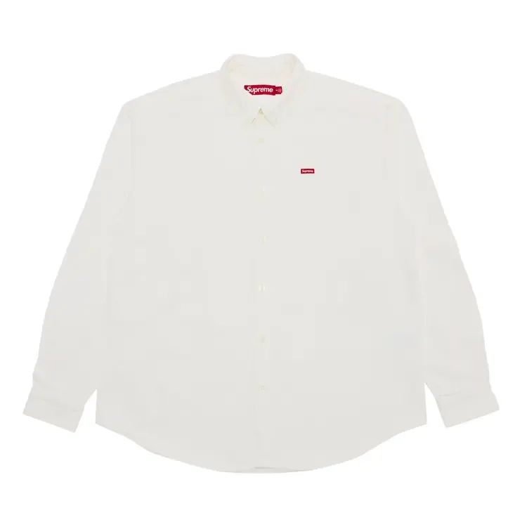 Рубашка Supreme Small Box Shirt 'White Denim'