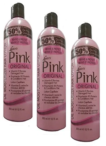 Лосьон для волос Luster's Pink Oil Moisturizer 355 мл, 3 шт. Luster'S