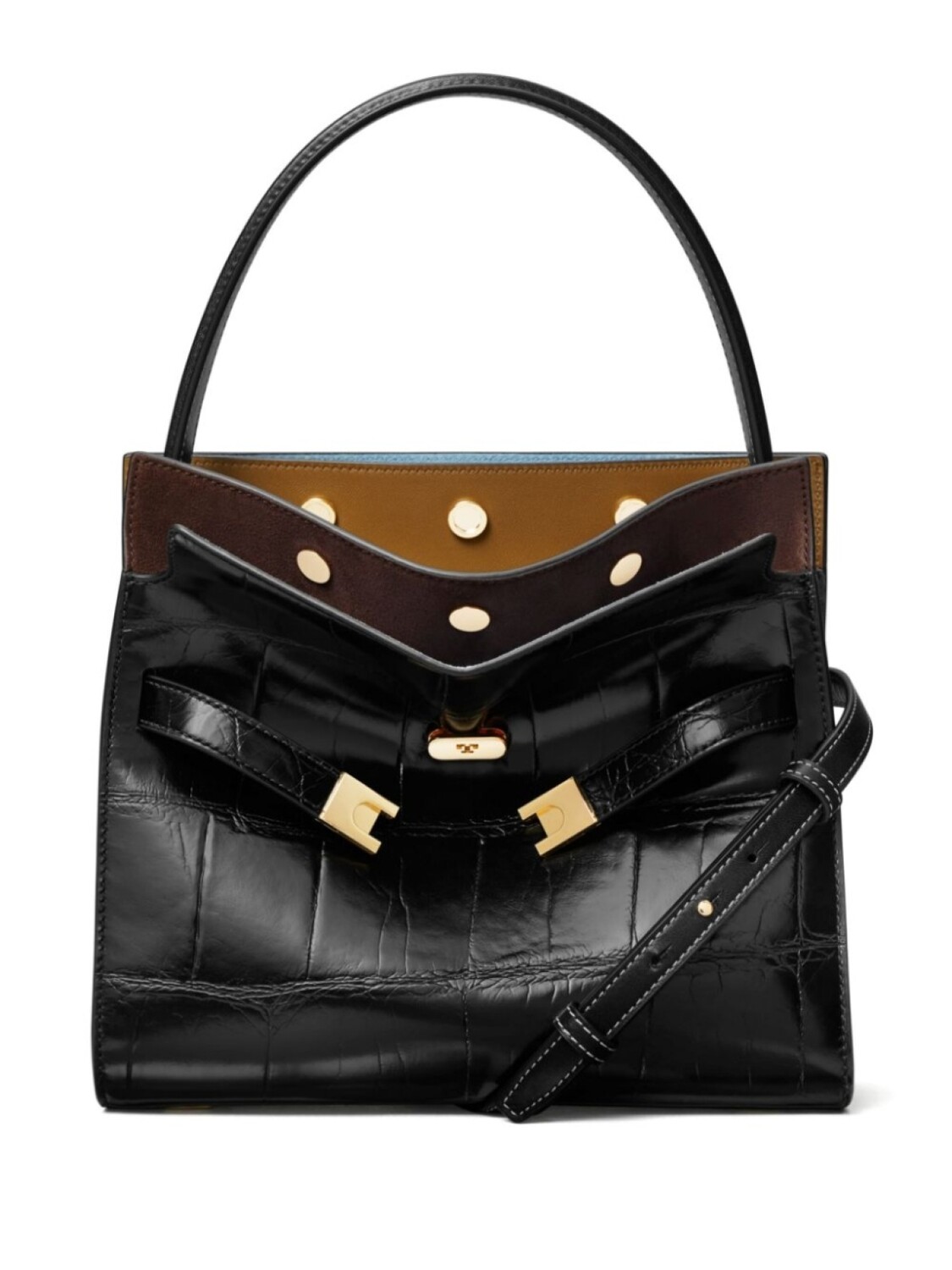 

Сумка-шоппер Tory Burch Lee Radziwill Textured Small, черный