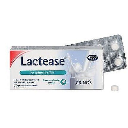 

Laktease 4500 Fcc Mint, 30 таблеток Crinos Spa