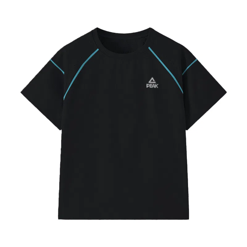 Футболка детская влагоотводящая PEAK Obsidian Black