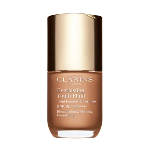 

Укрепляющая и осветляющая основа под макияж Everlasting Youth Fluid Clarins, цвет sandalwood
