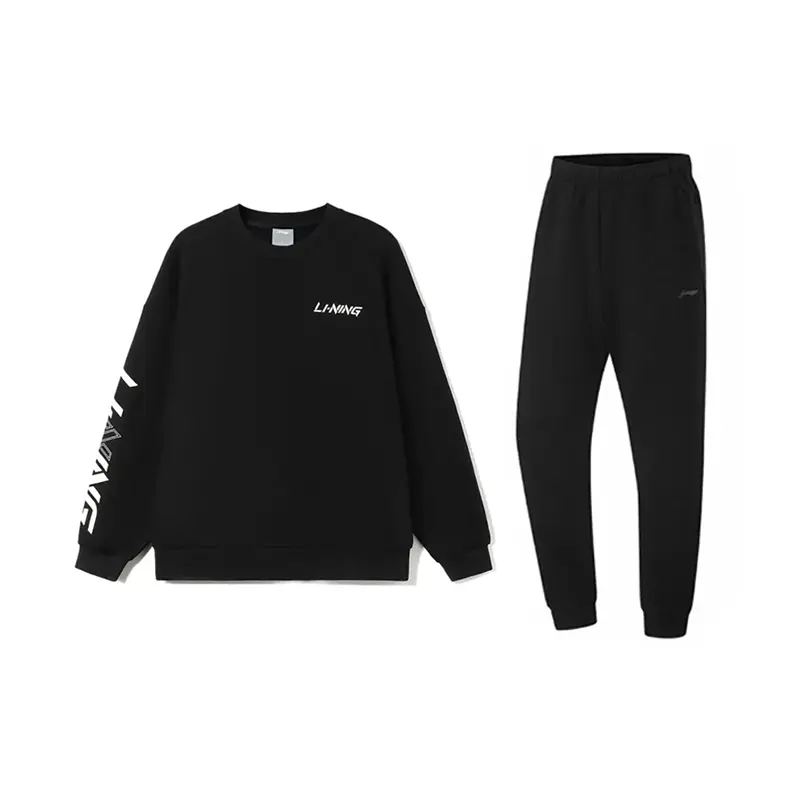 

LINING Повседневная спортивная одежда Unisex Black+Black