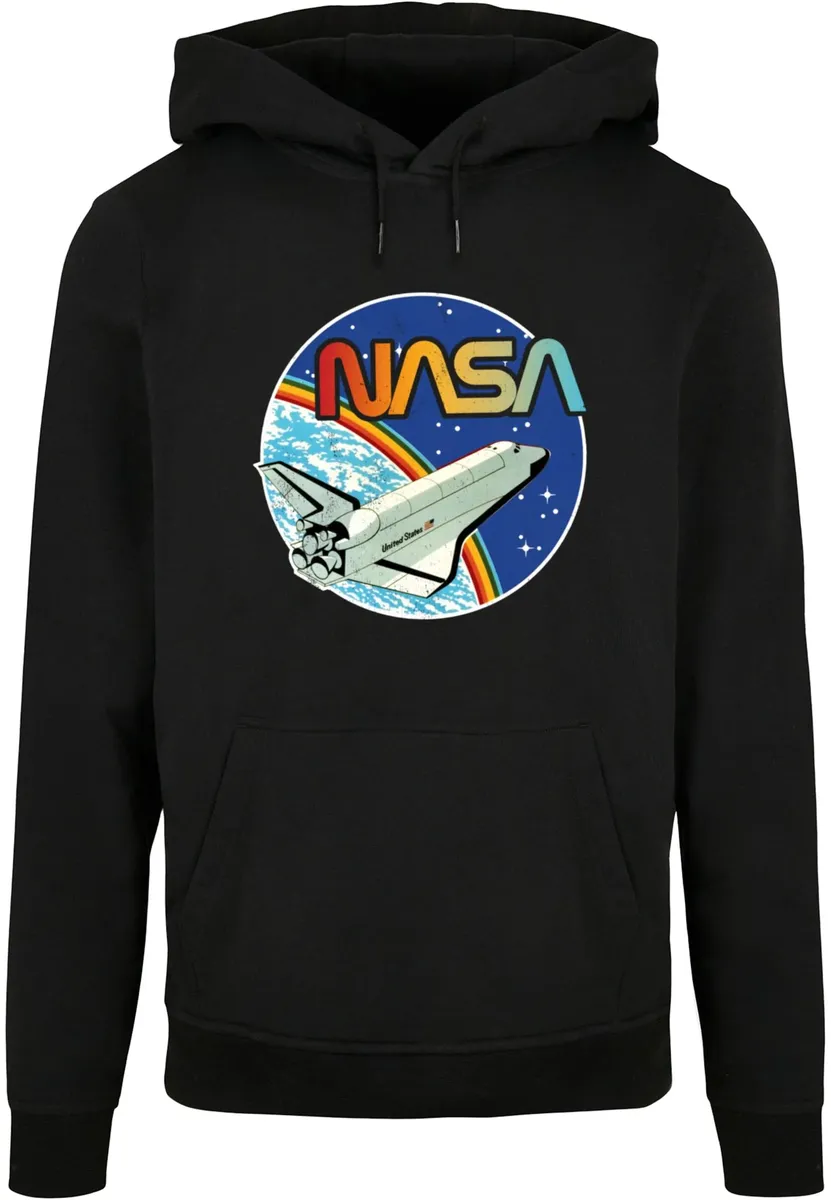 

Толстовка с капюшоном Merchcode " Merchcode Men's NASA - Rainbow Basic Hoody", черный