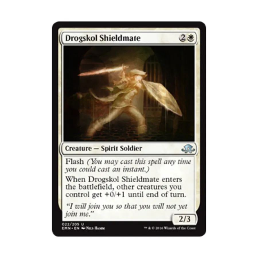

CCG Дрогскол Товарищ по щиту (U), MTG - Eldritch Moon