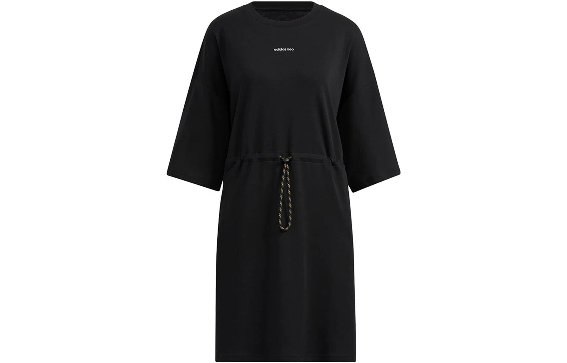 

Футболка с коротким рукавом женская черная Adidas Neo