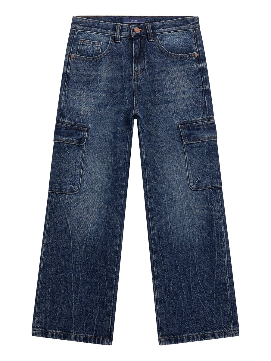 

Джинсы свободного кроя GUESS, синий деним