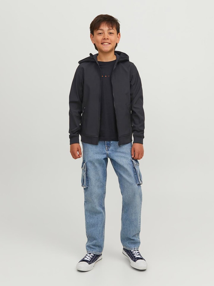 

JACK & JONES Junior Куртка софтшелл черного цвета