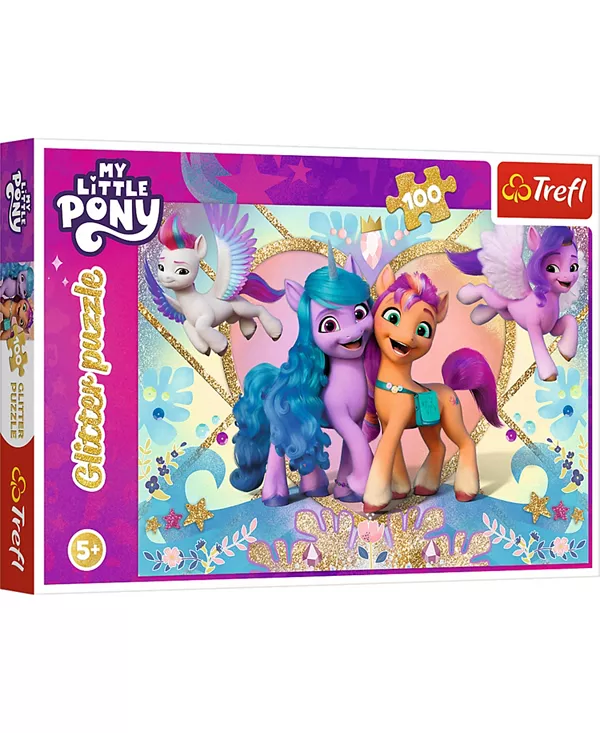 

Красный пазл из 100 блестящих деталей - Мой маленький пони - Блестящие пони Trefl, multi-color