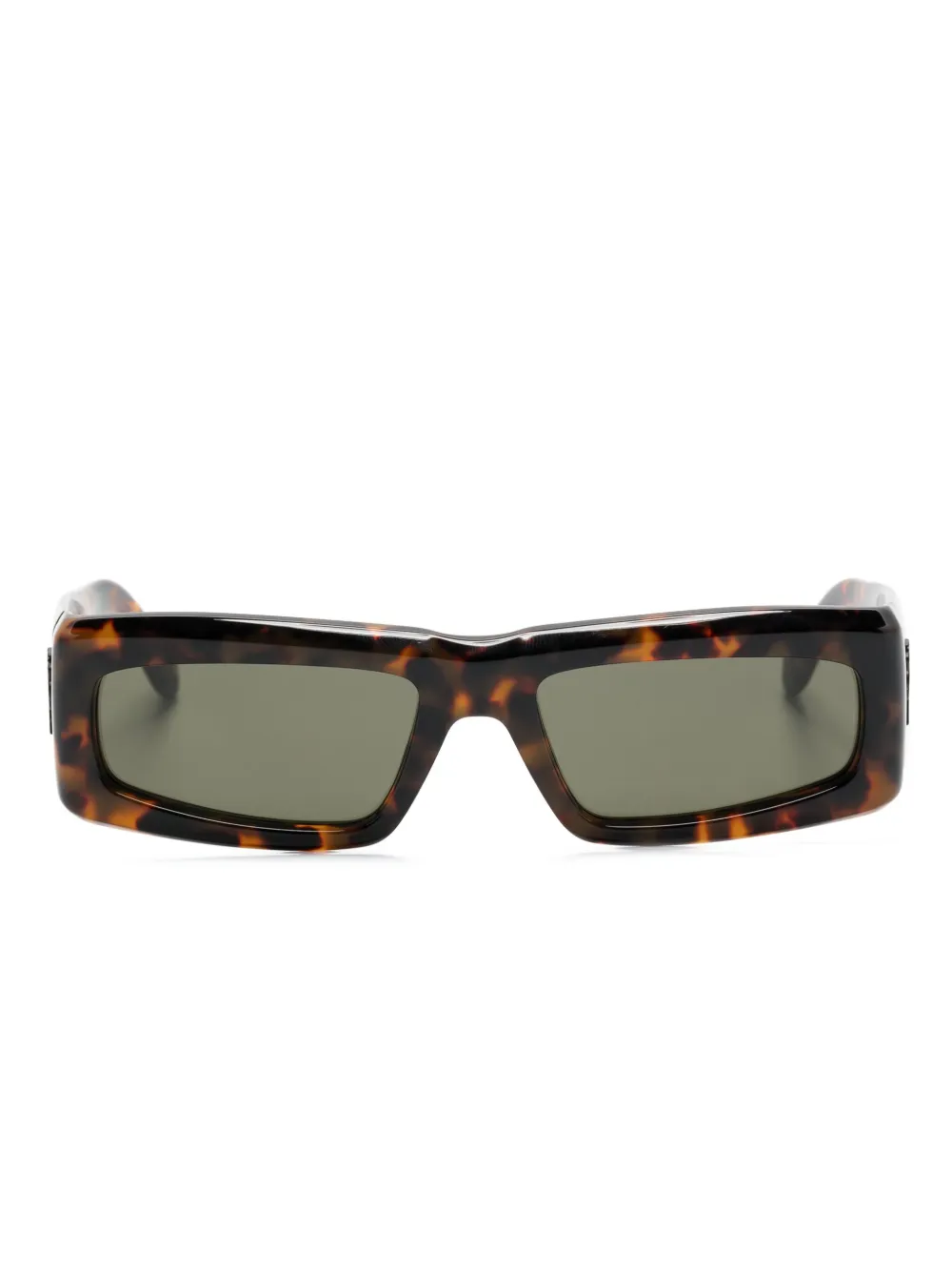 

Солнцезащитные очки Yreka в прямоугольной оправе Palm Angels Eyewear, коричневый