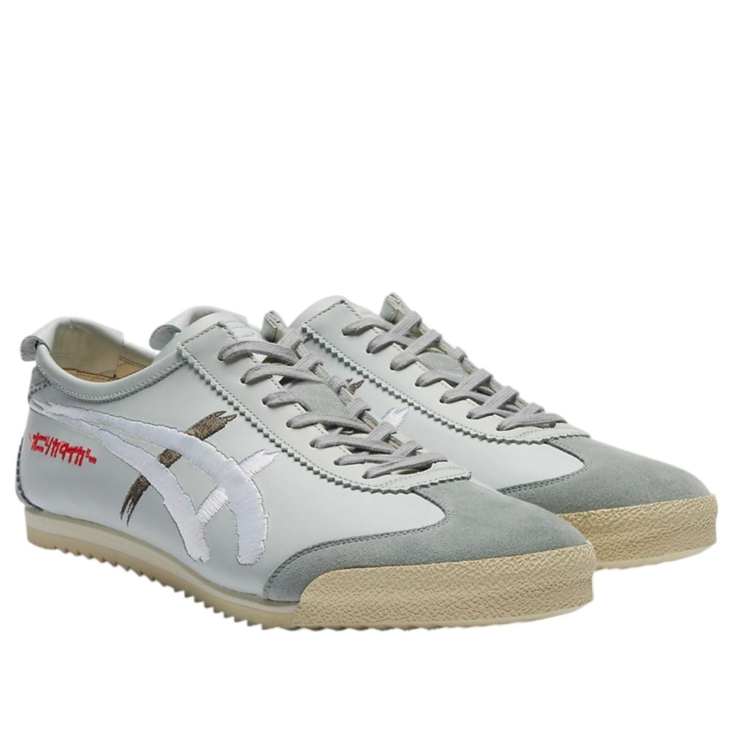 Кроссовки (WMNS) Onitsuka Tiger Mexico 66 Deluxe 'Piedmont Grey White Red' — фото 4