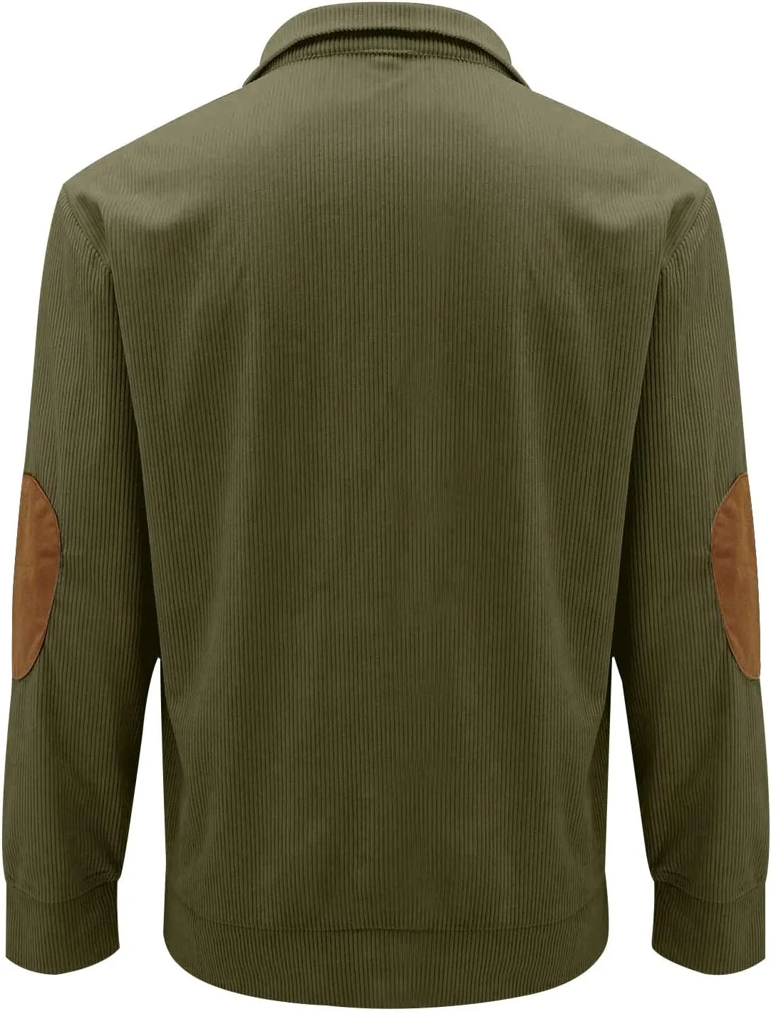 

ZOCAVIA мужская ковбойская толстовка с лацканами и пуговицами, кордовая, винтажная, с длинными рукавами