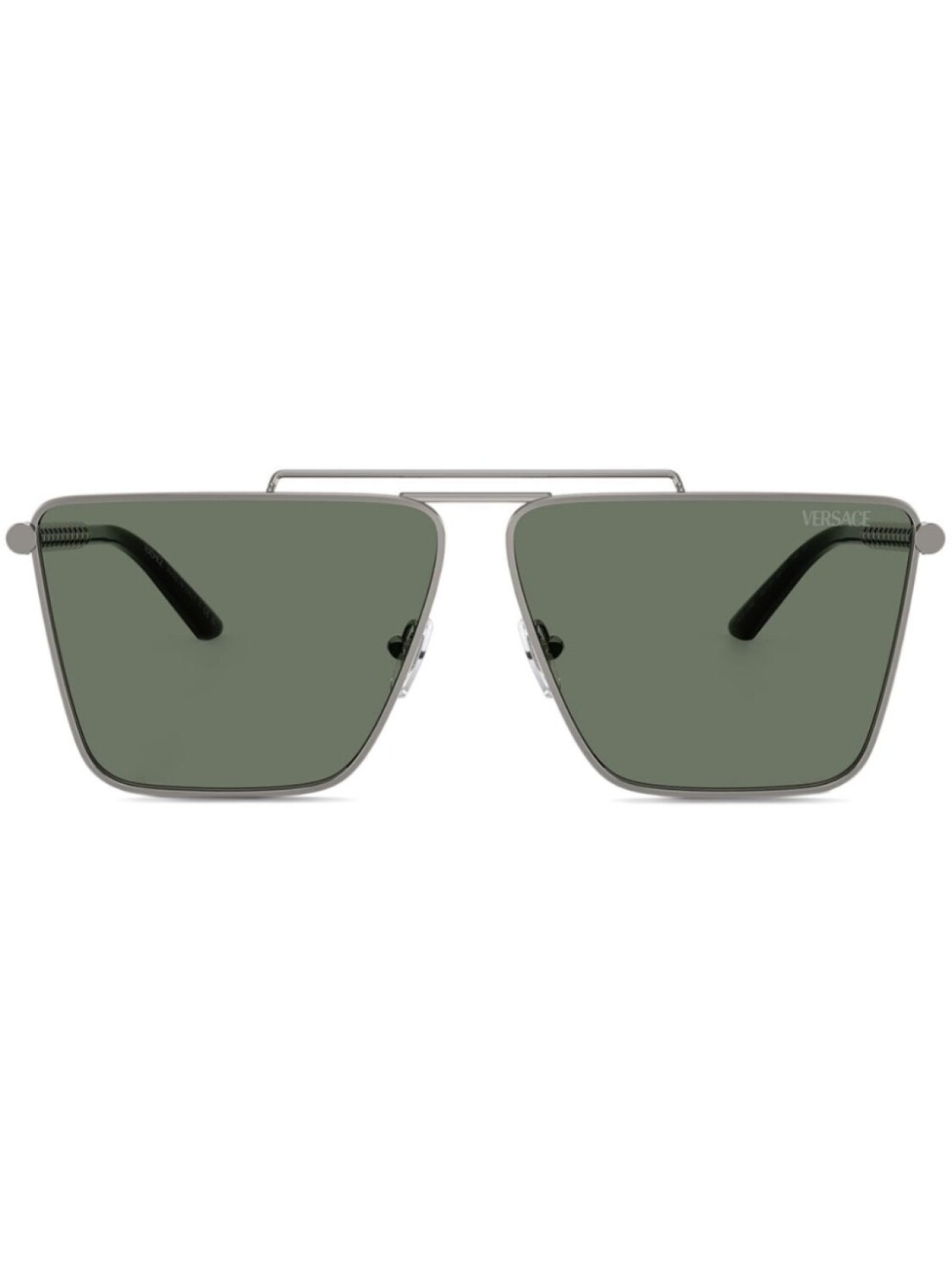 

Солнцезащитные очки Tubular Greca Versace Eyewear, серебряный