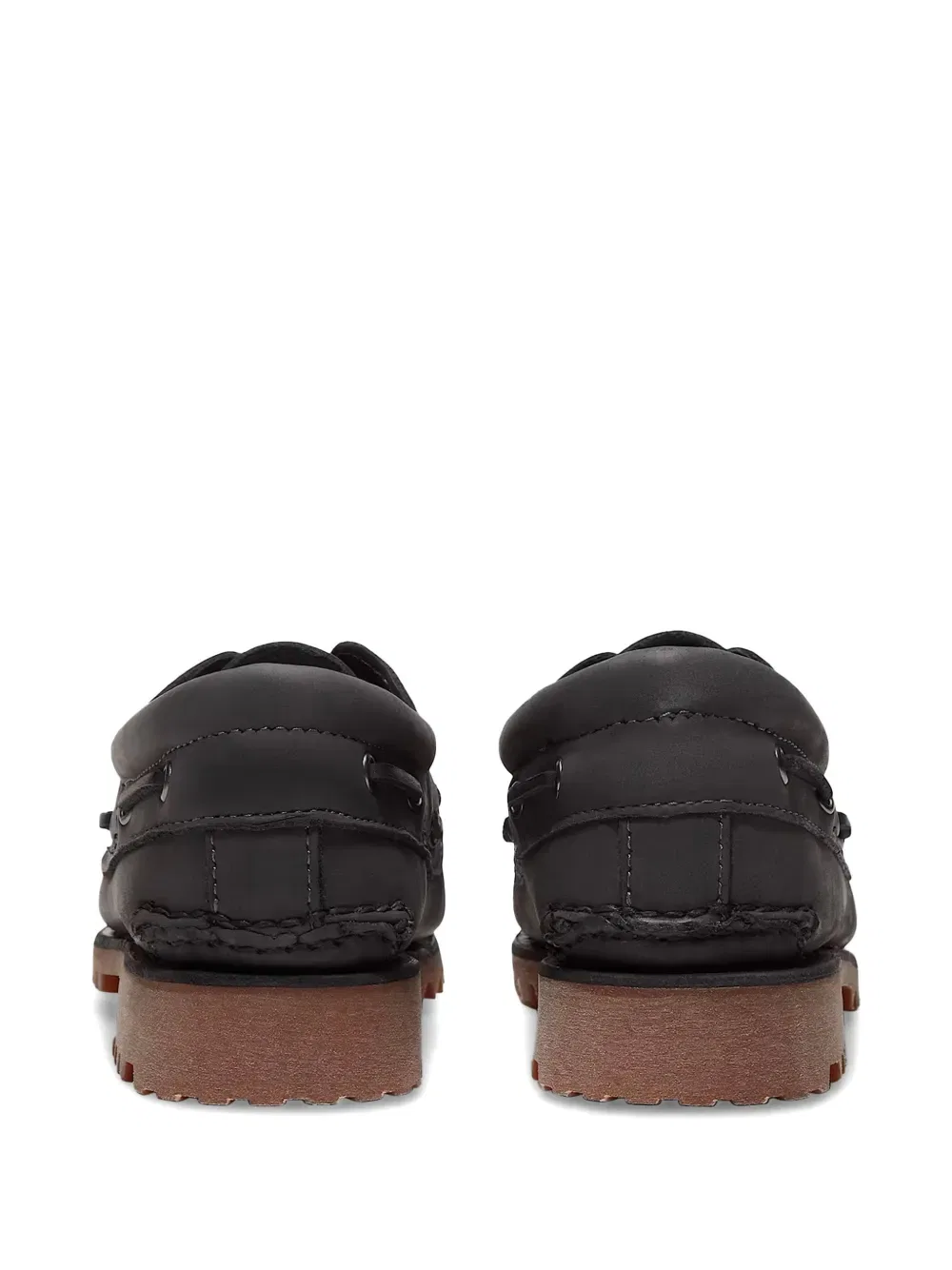Классические лодочные туфли Authentics с тремя люверсами Timberland, черный — фото 3
